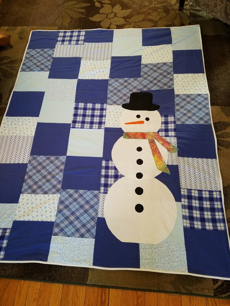 snowman quilt